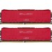 Модуль памяті для компютера DDR4 16GB (2x8GB) 3200 MHz Ballistix Red Micron (BL2K8G32C16U4R)