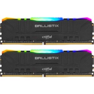 Модуль памяті для компютера DDR4 16GB (2x8GB) 3200 MHz Ballistix RGB Micron (BL2K8G32C16U4BL)