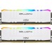 Модуль памяті для компютера DDR4 16GB (2x8GB) 3200 MHz Ballistix White RGB Micron (BL2K8G32C16U4WL)