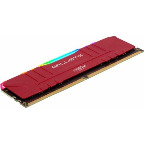 Модуль памяті для компютера DDR4 16GB (2x8GB) 3200 MHz Ballistix Red RGB Micron (BL2K8G32C16U4RL)