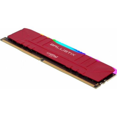 Модуль памяті для компютера DDR4 16GB (2x8GB) 3200 MHz Ballistix Red RGB Micron (BL2K8G32C16U4RL)