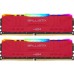 Модуль памяті для компютера DDR4 32GB (2x16GB) 3200 MHz Ballistix Red RGB Micron (BL2K16G32C16U4RL)