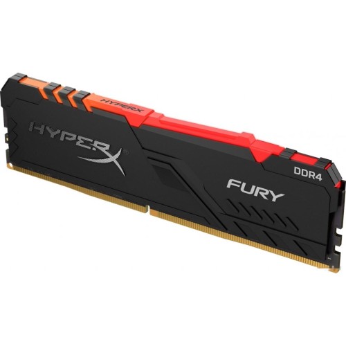 Модуль памяті для компютера DDR4 8GB 3733 MHz HyperX Fury RGB Kingston Fury (ex.HyperX) (HX437C19FB3A/8)