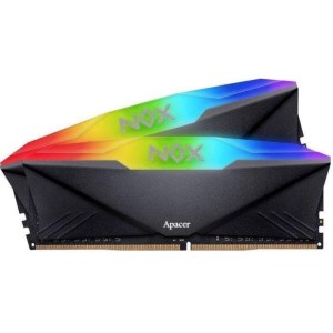 Модуль памяті для компютера DDR4 16gb (2x8GB) 3000 MHz NOX RGB Apacer (AH4U16G30C08YNBAA-2)