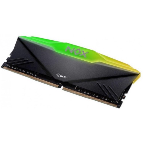Модуль памяті для компютера DDR4 8GB 3000 MHz NOX RGB Apacer (AH4U08G30C08YNBAA-1)