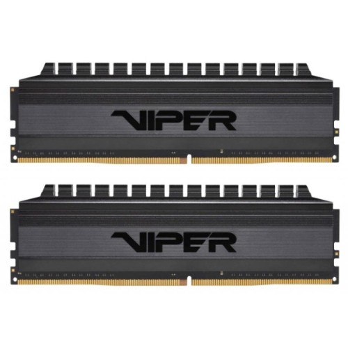 Модуль памяті для компютера DDR4 16GB (2x8GB) 3600 MHz Viper Blackout Patriot (PVB416G360C7K)