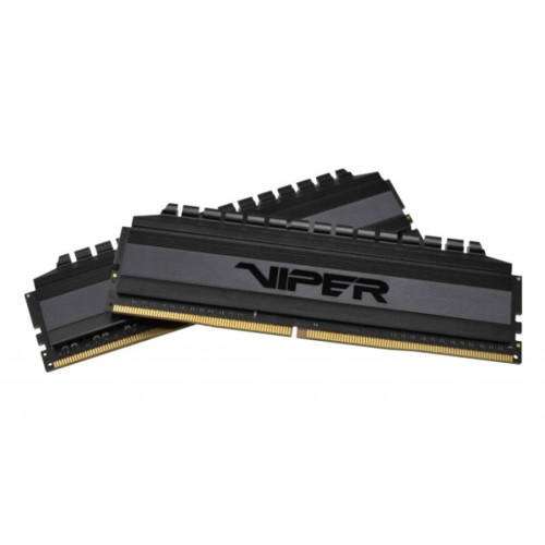 Модуль памяті для компютера DDR4 16GB (2x8GB) 3600 MHz Viper Blackout Patriot (PVB416G360C7K)