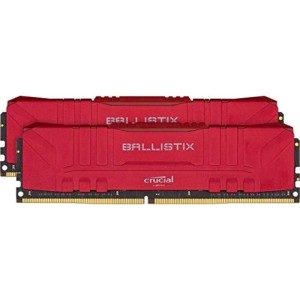 Модуль памяті для компютера DDR4 16GB (2x8GB) 3600 MHz Ballistix Red Micron (BL2K8G36C16U4R)