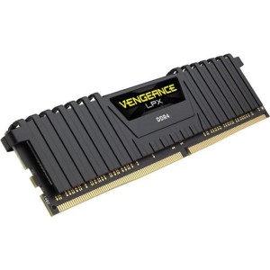 Модуль памяті для компютера DDR4 16GB (2x8GB) 3200 MHz Vengeance LPX Black Corsair (CMK16GX4M2Z3200C16)