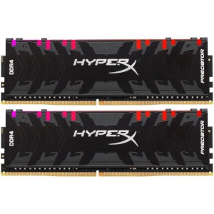 Модуль памяті для компютера DDR4 16GB (2x8GB) 3600 MHz HyperX Predator RGB Kingston Fury (ex.HyperX) (HX436C17PB4AK2/16)