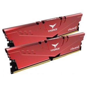 Модуль памяті для компютера DDR4 16GB (2x8GB) 3000 MHz T-Force Vulcan Z Red Team (TLZRD416G3000HC16CDC01)