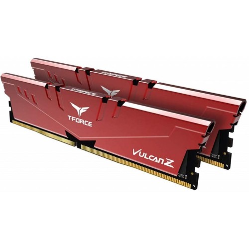 Модуль памяті для компютера DDR4 16GB (2x8GB) 3000 MHz T-Force Vulcan Z Red Team (TLZRD416G3000HC16CDC01)