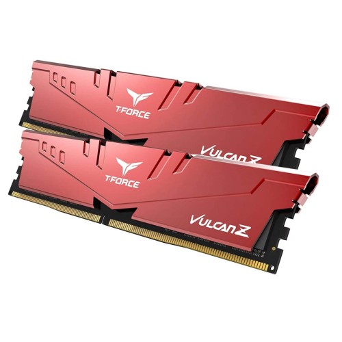 Модуль памяті для компютера DDR4 16GB (2x8GB) 3000 MHz T-Force Vulcan Z Red Team (TLZRD416G3000HC16CDC01)