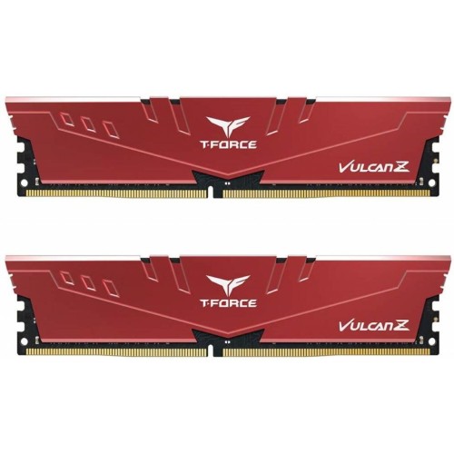 Модуль памяті для компютера DDR4 16GB (2x8GB) 3000 MHz T-Force Vulcan Z Red Team (TLZRD416G3000HC16CDC01)