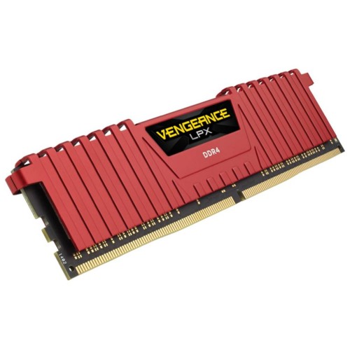 Модуль памяті для компютера DDR4 32GB (2x16GB) 2400 MHz Vengeance LPX Red Corsair (CMK32GX4M2A2400C14R)