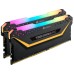 Модуль памяті для компютера DDR4 16GB (2x8GB) 3000 MHz Vengeance RGB Pro Black Corsair (CMW16GX4M2C3000C15-TUF)