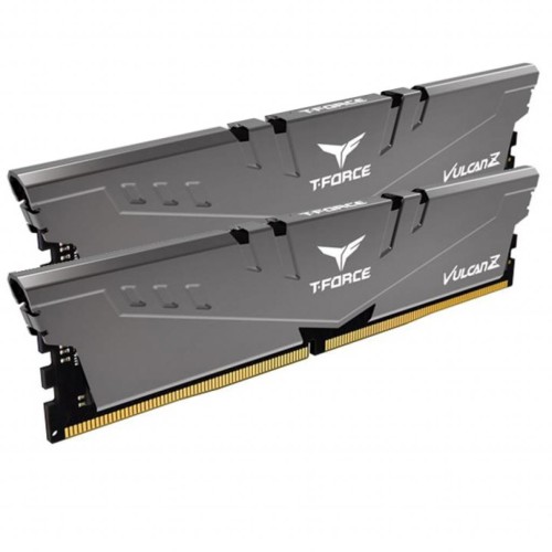 Модуль памяті для компютера DDR4 8GB (2x8GB) 2666 MHz T-Force Vulcan Z Gray Team (TLZGD48G2666HC18HDC01)