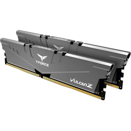 Модуль памяті для компютера DDR4 8GB (2x8GB) 2666 MHz T-Force Vulcan Z Gray Team (TLZGD48G2666HC18HDC01)