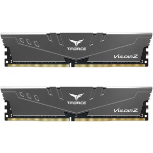 Модуль памяті для компютера DDR4 8GB (2x8GB) 2666 MHz T-Force Vulcan Z Gray Team (TLZGD48G2666HC18HDC01)