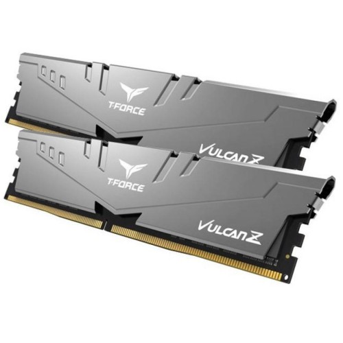 Модуль памяті для компютера DDR4 16GB (2x8GB) 3200 MHz T-Force Vulcan Z Gray Team (TLZGD416G3200HC16CDC01)