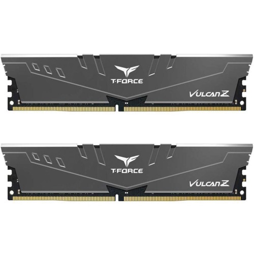 Модуль памяті для компютера DDR4 16GB (2x8GB) 3200 MHz T-Force Vulcan Z Gray Team (TLZGD416G3200HC16CDC01)