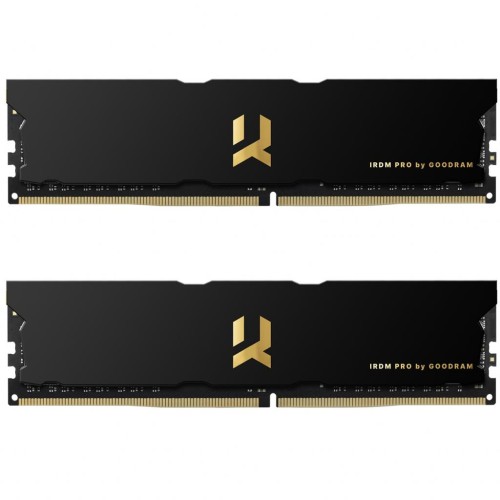 Модуль памяті для компютера DDR4 16GB (2x8GB) 3600 MHz Iridium Pro Black Goodram (IRP-3600D4V64L17S/16GDC)