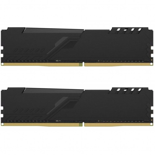 Модуль памяті для компютера DDR4 16GB (2x8GB) 3600 MHz HyperX Fury Black Kingston Fury (ex.HyperX) (HX436C17FB3K2/16)