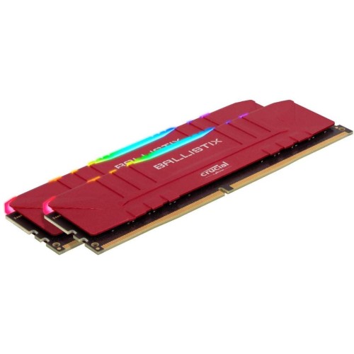 Модуль памяті для компютера DDR4 64GB (2x32GB) 3200 MHz Ballistix RGB Red Micron (BL2K32G32C16U4RL)