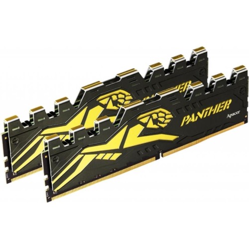 Модуль памяті для компютера DDR4 32GB (2x16GB) 3200 MHz Panther Golden Apacer (AH4U32G32C08Y7GAA-2)