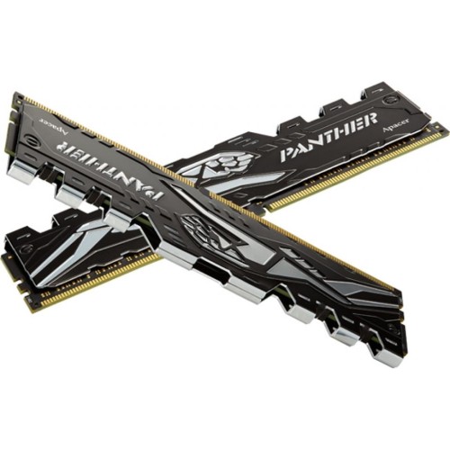 Модуль памяті для компютера DDR4 16GB (2x8GB) 3200 MHz Panther Silver Apacer (AH4U16G32C08Y7VAA-2)