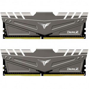 Модуль памяті для компютера DDR4 32GB (2x16GB) 3200 MHz T-Force Dark Z Gray Team (TDZGD432G3200HC16CDC01)