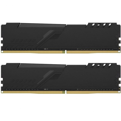 Модуль памяті для компютера DDR4 32GB (2x16GB) 2400 MHz Fury Black Kingston Fury (ex.HyperX) (HX424C15FB4K2/32)