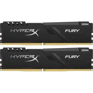 Модуль памяті для компютера DDR4 32GB (2x16GB) 2666 MHz Fury Black Kingston Fury (ex.HyperX) (HX426C16FB4K2/32)