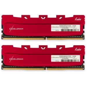 Модуль памяті для компютера DDR4 64GB (2x32GB) 2400 MHz Red Kudos eXceleram (EKRED4642415CD)