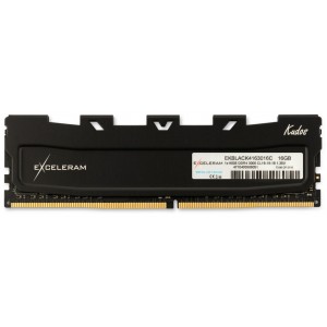 Модуль памяті для компютера DDR4 16GB 3000 MHz Black Kudos eXceleram (EKBLACK4163016C)