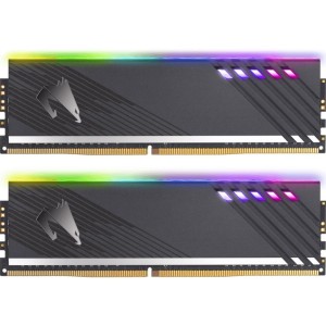 Модуль памяті для компютера DDR4 16GB (2x8GB) 3200 MHz RGB Fusion 2.0 AORUS GIGABYTE (GP-ARS16G32)