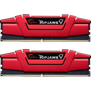 Модуль памяті для компютера DDR4 32GB (2x16GB) 2666 MHz Ripjaws V Red G.Skill (F4-2666C19D-32GVR)