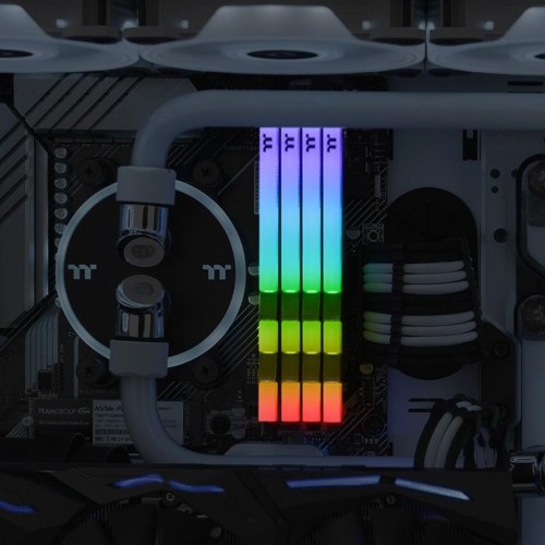 Модуль памяті для компютера DDR4 16GB (2x8GB) 3200 MHz Toughram White RGB ThermalTake (R022D408GX2-3200C16A)