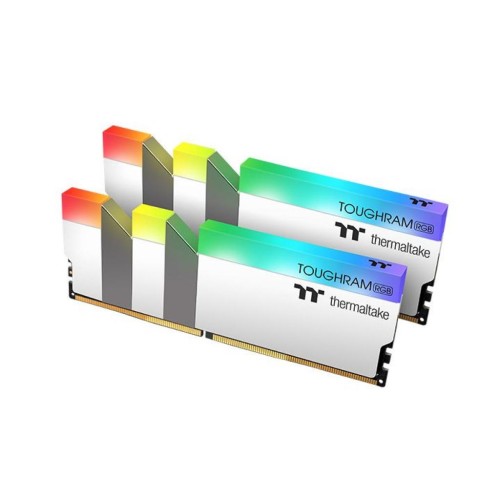 Модуль памяті для компютера DDR4 16GB (2x8GB) 3200 MHz Toughram White RGB ThermalTake (R022D408GX2-3200C16A)