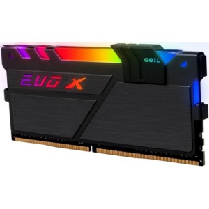 Модуль памяті для компютера DDR4 8GB 3000 MHz Evo X II Black RGB LED Geil (GEXSB48GB3000C16ASC)