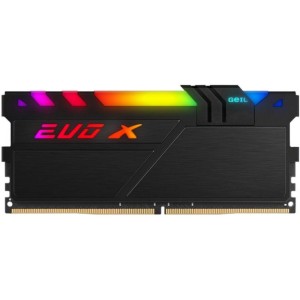 Модуль памяті для компютера DDR4 8GB 3000 MHz Evo X II Black RGB LED Geil (GEXSB48GB3000C16ASC)