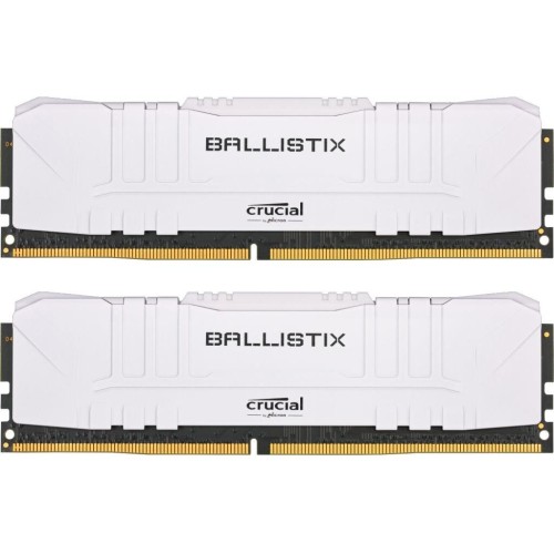 Модуль памяті для компютера DDR4 16GB (2x8GB) 3600 MHz Ballistix White Micron (BL2K8G36C16U4W)