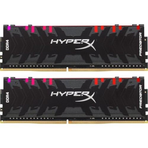 Модуль памяті для компютера DDR4 16GB (2x8GB) 4000 MHz XMP HyperX Predator RGB Kingston Fury (ex.HyperX) (HX440C19PB4AK2/16)