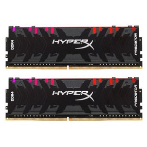 Модуль памяті для компютера DDR4 64GB (2x32GB) 3200 MHz HyperX Predator RGB Kingston Fury (ex.HyperX) (HX432C16PB3AK2/64)