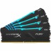 Модуль памяті для компютера DDR4 128GB (4x32GB) 3600 MHz HyperX Fury RGB Kingston Fury (ex.HyperX) (HX436C18FB3AK4/128)