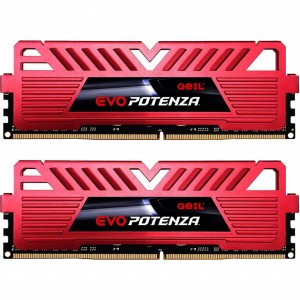 Модуль памяті для компютера DDR4 32GB (2x16GB) 3200 MHz EVO POTENZA RED Geil (GPR432GB3200C16BDC)