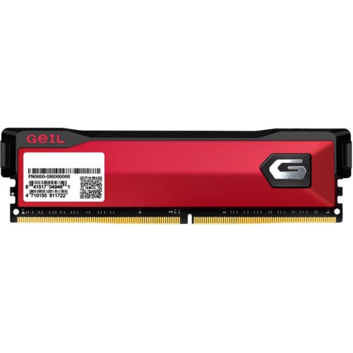 Модуль памяті для компютера DDR4 8GB 3200 MHz Orion Red Geil (GOR48GB3200C16ASC)