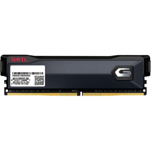 Модуль памяті для компютера DDR4 8GB 3200 MHz Orion Black Geil (GOG48GB3200C16ASC)