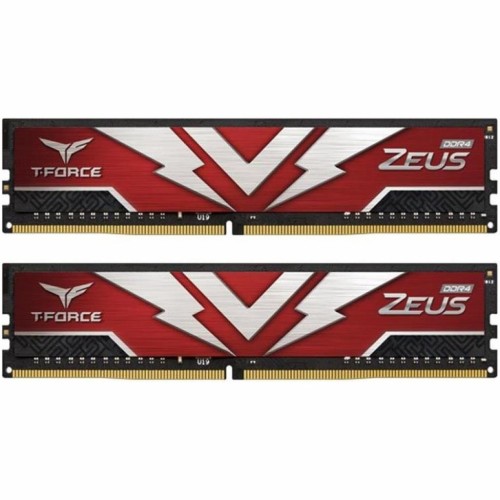 Модуль памяті для компютера DDR4 16GB (2x8GB) 2666 MHz T-Force Zeus Red Team (TTZD416G2666HC19DC01)