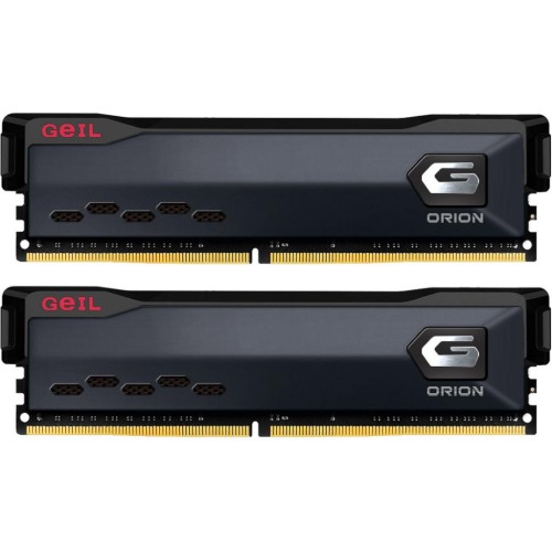 Модуль памяті для компютера DDR4 16GB (2x8GB) 3200 MHz Orion Black Geil (GOG416GB3200C16ADC)